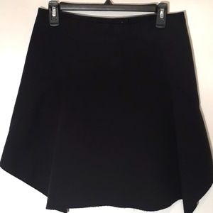 Black mini skirt